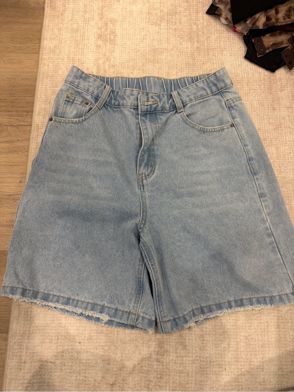 Light Blue Denim Women’s Shorts